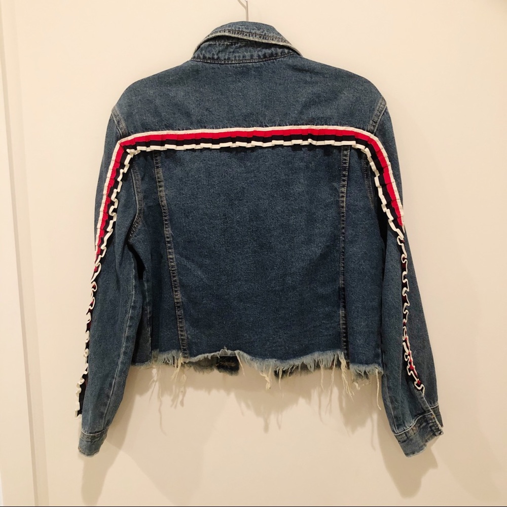 Sunset+Spring Cropped Denim Jacket - Picture 2 of 7